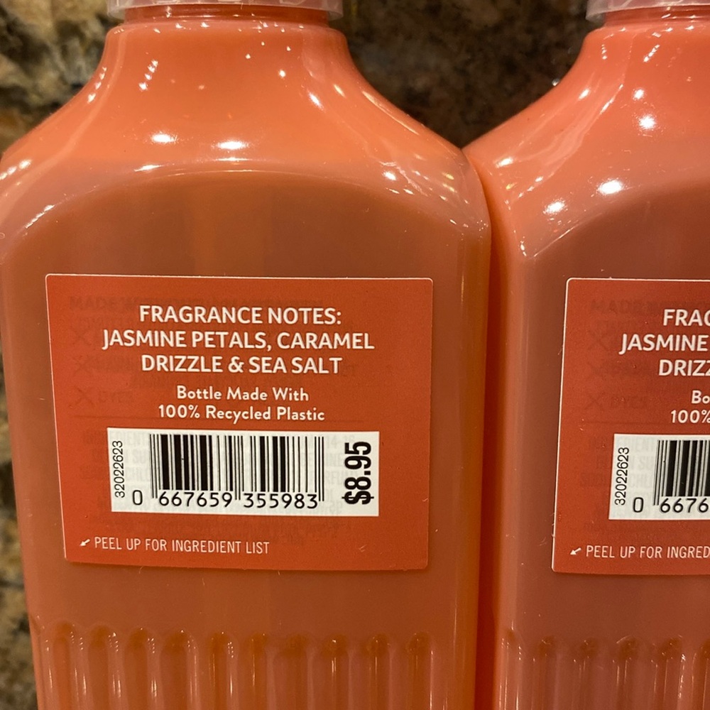 Two (2) “SUGARED JASMINE” BBW, 8.0 fl oz / 236 mL, Cleansing GEL Hand Soap, NWT - Picture 6 of 6